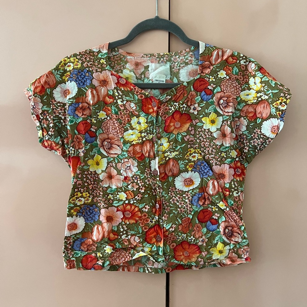 vintage floral top